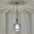 Pakabinamas sietynas 1xE27/15W/230V mėlyna/dūminis diametras 20 cm