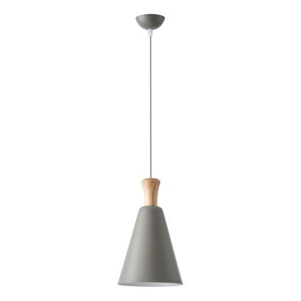 Pakabinamas sietynas 1xE27/15W/230V pilka diametras 20 cm