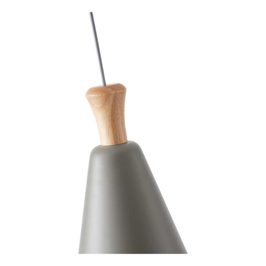Pakabinamas sietynas 1xE27/15W/230V pilka diametras 20 cm