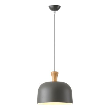 Pakabinamas sietynas 1xE27/15W/230V pilka diametras 27 cm
