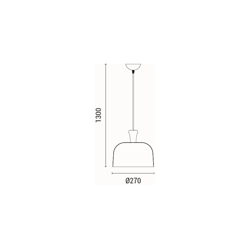 Pakabinamas sietynas 1xE27/15W/230V pilka diametras 27 cm