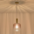 Pakabinamas sietynas 1xE27/15W/230V raudona/dūminis diametras 20 cm