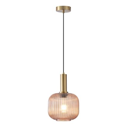 Pakabinamas sietynas 1xE27/15W/230V ruda diametras 20 cm