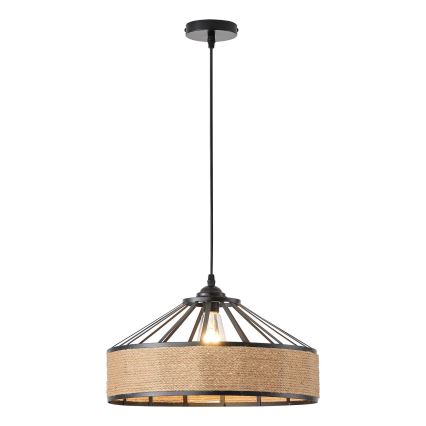 Pakabinamas sietynas 1xE27/15W/230V smėlio spalva