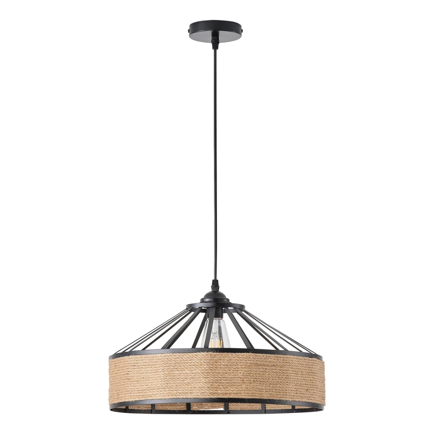 Pakabinamas sietynas 1xE27/15W/230V smėlio spalva