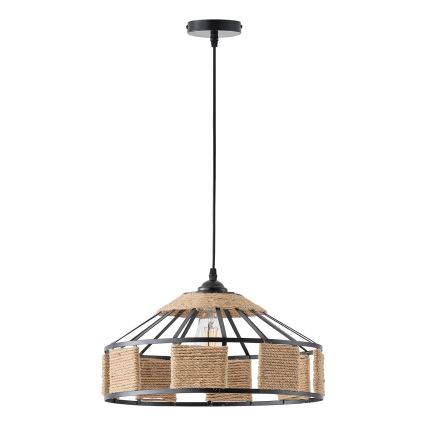 Pakabinamas sietynas 1xE27/15W/230V smėlio spalva