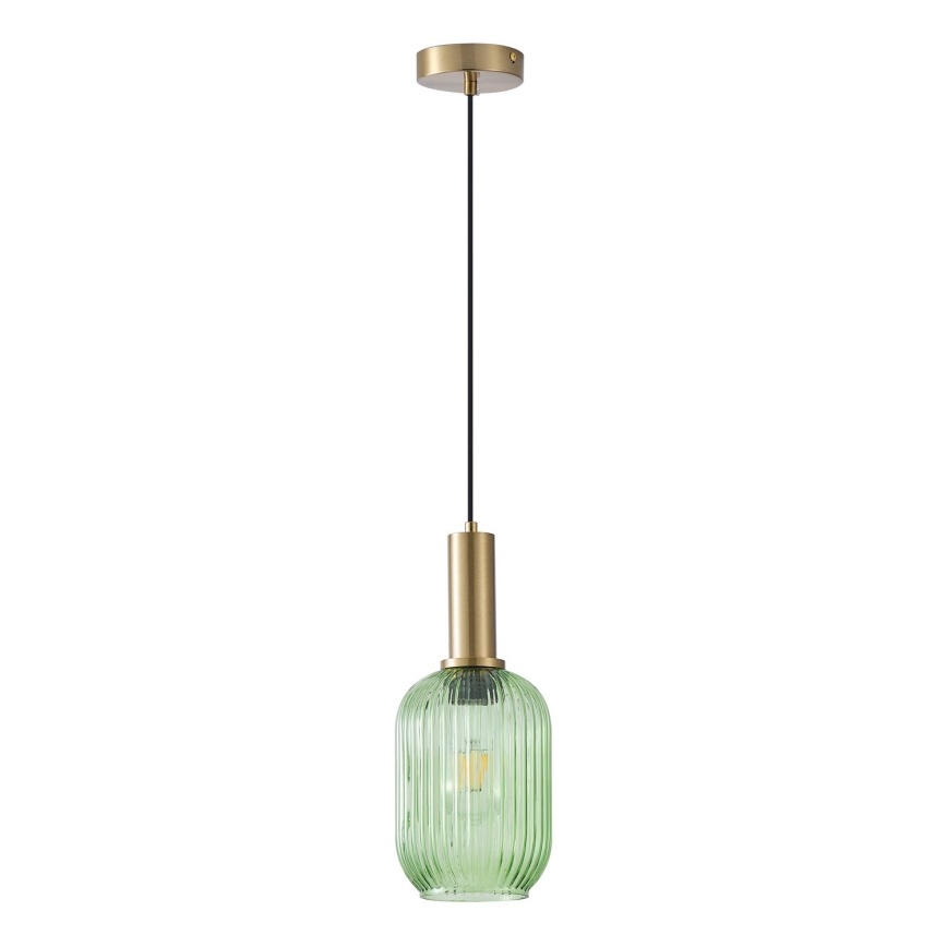 Pakabinamas sietynas 1xE27/15W/230V žalia 13 cm