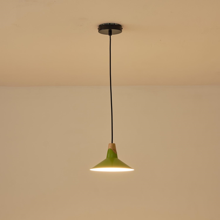 Pakabinamas sietynas 1xE27/15W/230V žalia