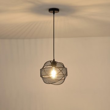 Pakabinamas sietynas 1xE27/40W/230V juoda