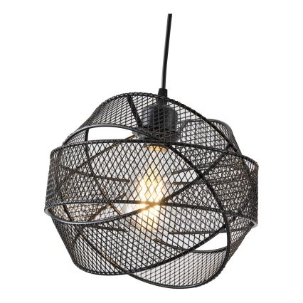 Pakabinamas sietynas 1xE27/40W/230V juoda