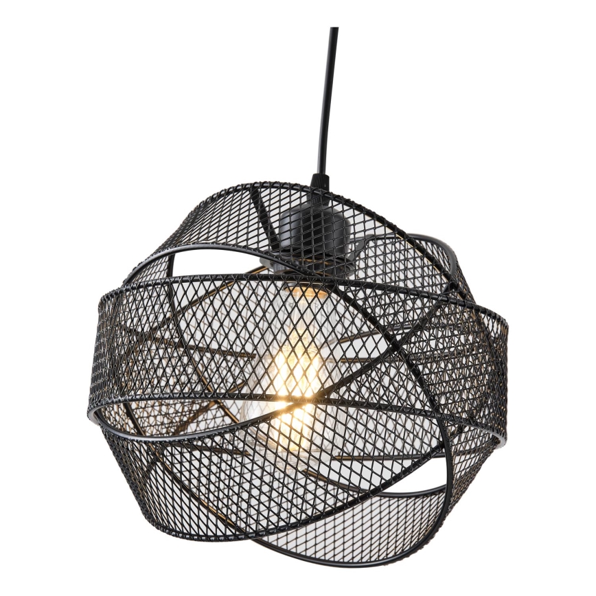 Pakabinamas sietynas 1xE27/40W/230V juoda