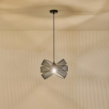 Pakabinamas sietynas 1xE27/40W/230V juoda