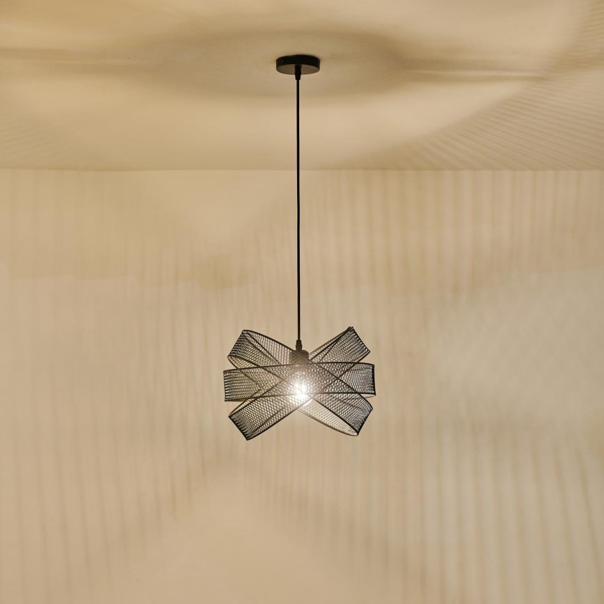 Pakabinamas sietynas 1xE27/40W/230V juoda