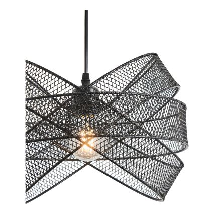 Pakabinamas sietynas 1xE27/40W/230V juoda