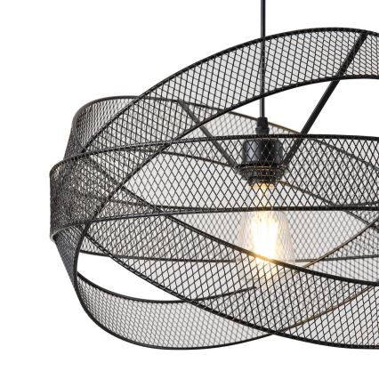 Pakabinamas sietynas 1xE27/40W/230V juoda