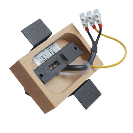 Pakabinamas sietynas 1xE27/40W/230V bukas/juoda