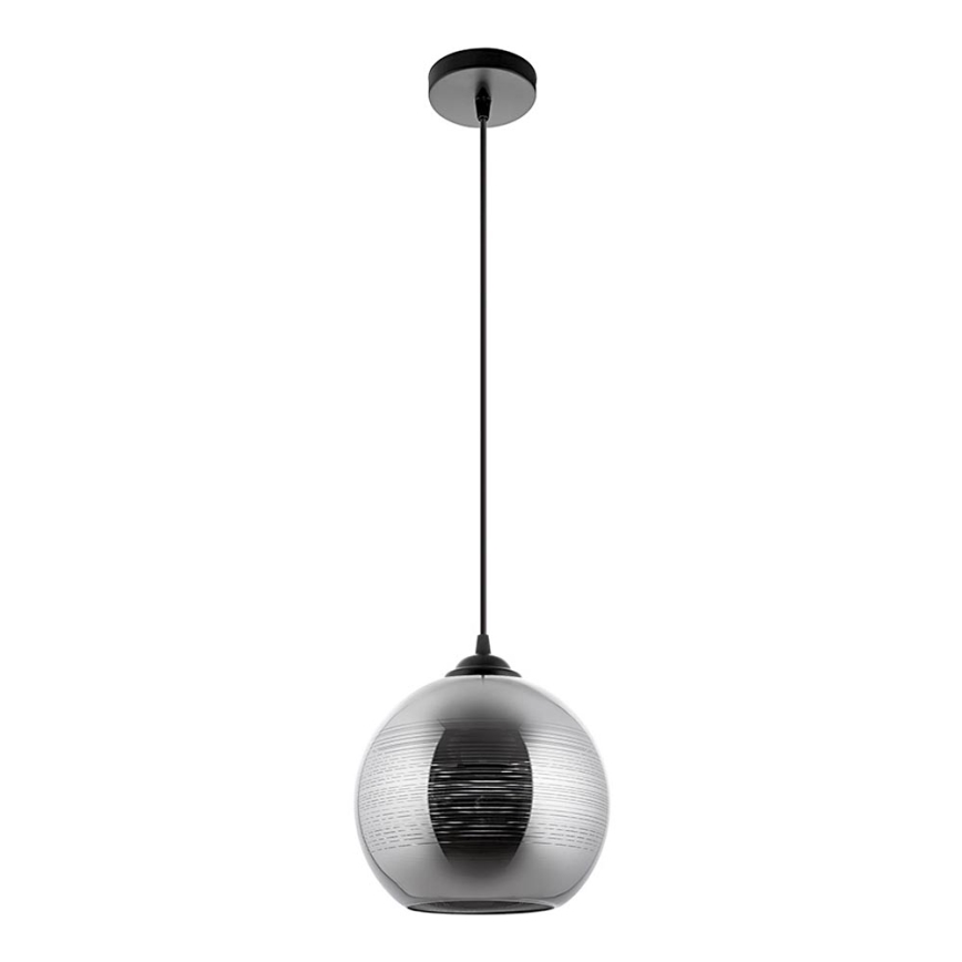 Pakabinamas sietynas 1xE27/60W/230V diametras 20 cm juoda