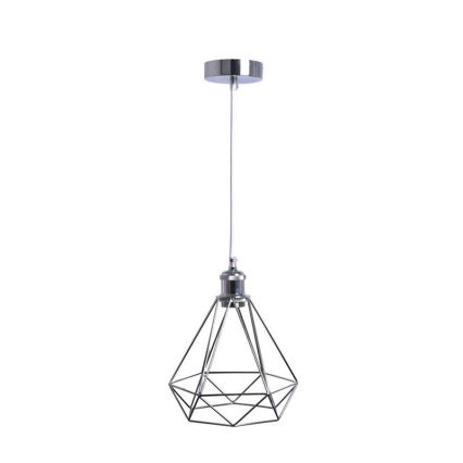 Pakabinamas sietynas 1xE27/60W/230V diametras 22 cm blizgus chromas
