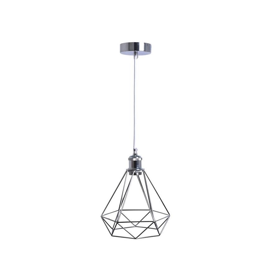 Pakabinamas sietynas 1xE27/60W/230V diametras 22 cm blizgus chromas