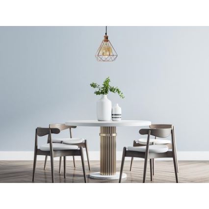 Pakabinamas sietynas 1xE27/60W/230V diametras 22 cm varis