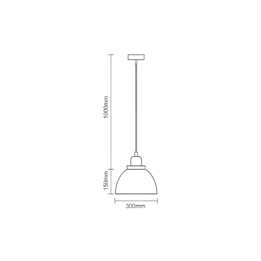 Pakabinamas sietynas 1xE27/60W/230V diametras 30 cm