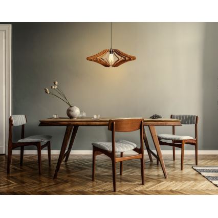 Pakabinamas sietynas 1xE27/60W/230V ruda diametras 47 cm