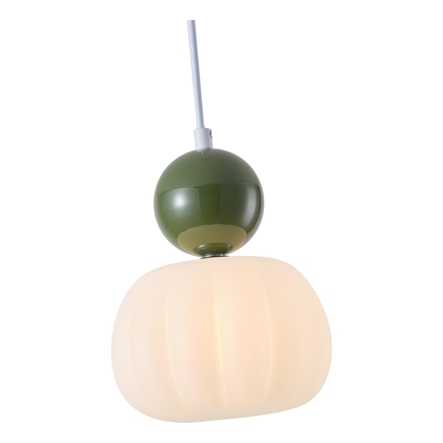 Pakabinamas sietynas 1xG9/7W/230V balta/žalia