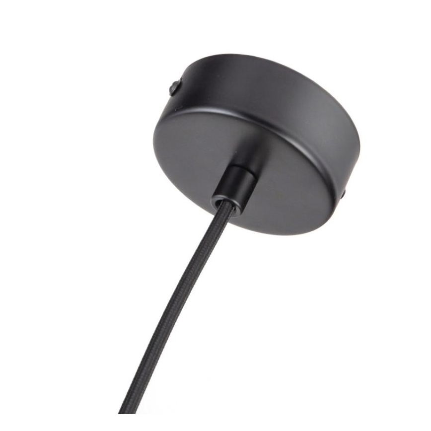 Pakabinamas sietynas 1xGU10/10W/230V uosio/medžio masyvo juoda