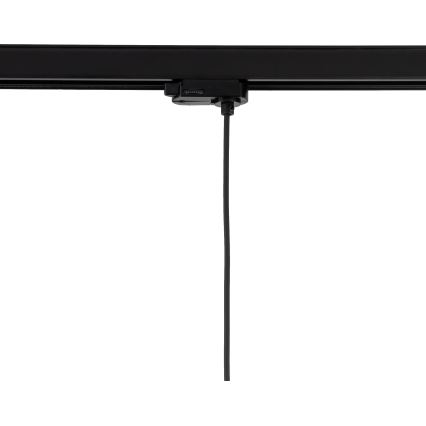 Pakabinamas sietynas 3 fazių bėgių sistemai TRACER 1xE27/15W/230V diametras 38 cm juoda/ruda