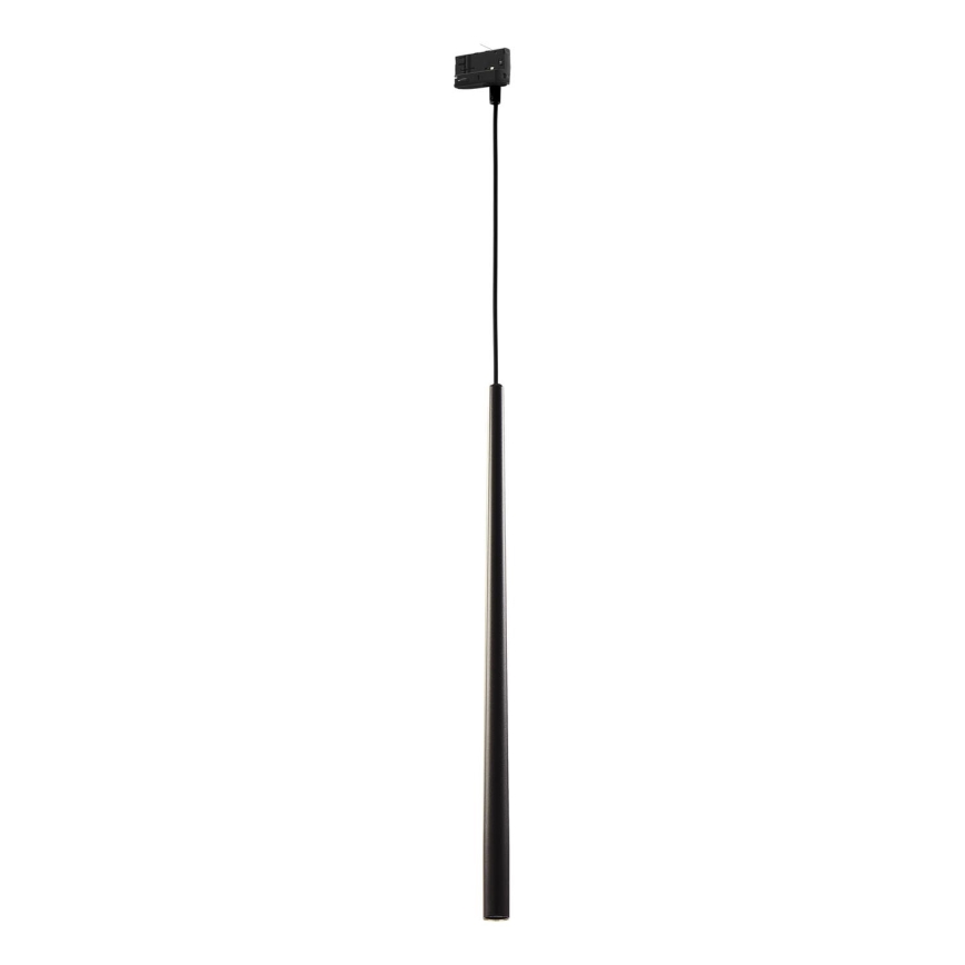 Pakabinamas sietynas 3 fazių bėgių sistemai PIANO 1xG9/8W/230V juoda