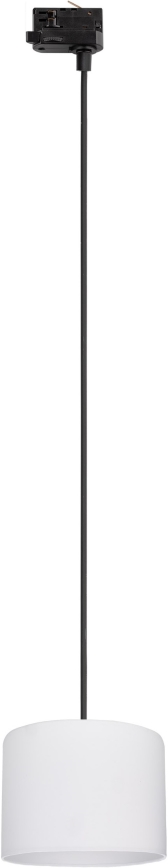 Pakabinamas sietynas 3 fazių bėgių sistemai TRACER 1xE27/15W/230V diametras 20 cm juoda/balta
