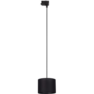 Pakabinamas sietynas 3 fazių bėgių sistemai TRACER 1xE27/15W/230V diametras 20 cm juoda