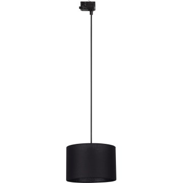 Pakabinamas sietynas 3 fazių bėgių sistemai TRACER 1xE27/15W/230V diametras 30 cm juoda