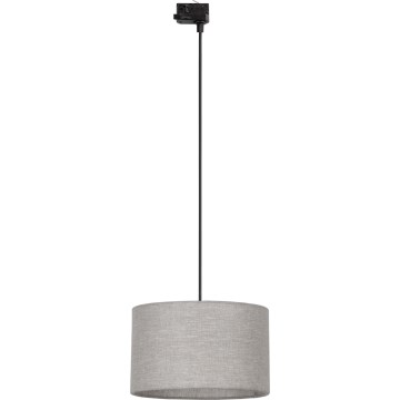 Pakabinamas sietynas 3 fazių bėgių sistemai TRACER 1xE27/15W/230V diametras 38 cm juoda/pilka