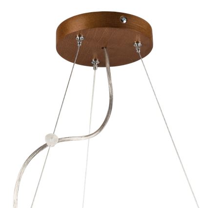 Pakabinamas sietynas 3xE27/60W/230V ø 47 cm pušis
