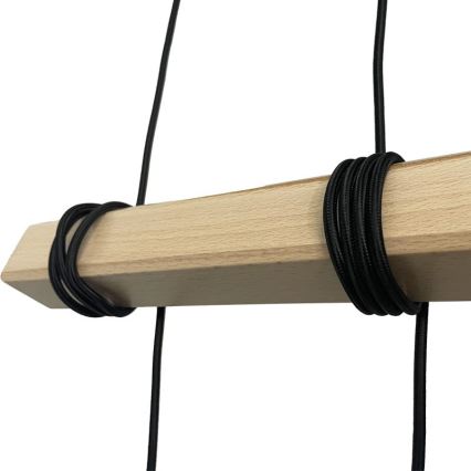 Pakabinamas sietynas 4xE27/60W/230V juoda