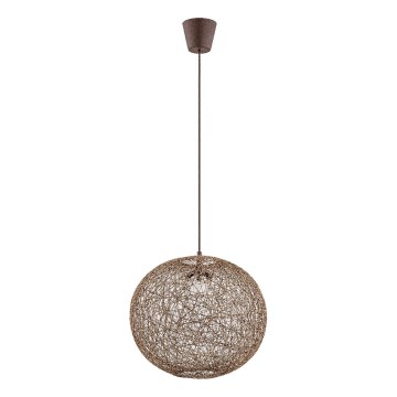 Pakabinamas sietynas ABAKA 1xE27/15W/230V ruda