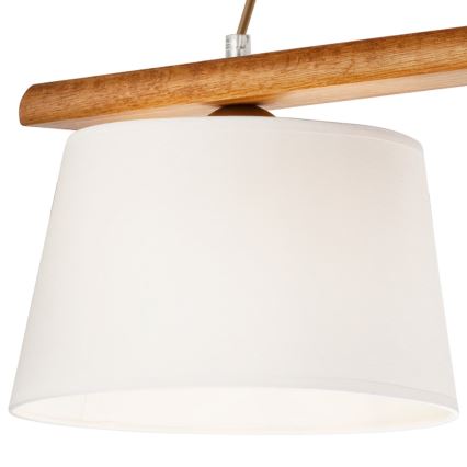 Pakabinamas sietynas AIDA 3xE27/60W/230V ąžuolas