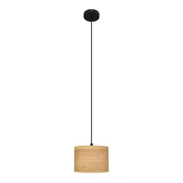 Pakabinamas sietynas ALBA 1xE27/15W/230V d. 20 cm rudas/juodas