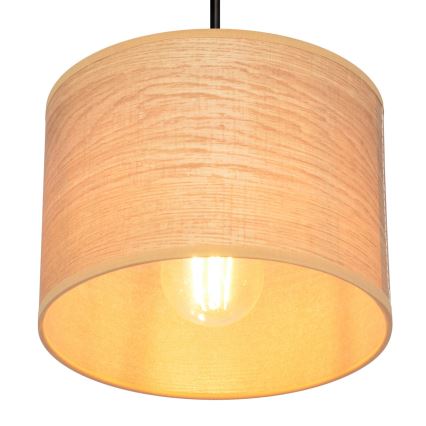 Pakabinamas sietynas ALBA 1xE27/15W/230V d. 20 cm rudas/juodas