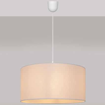Pakabinamas sietynas ALBA 1xE27/15W/230V d. 40 cm baltas