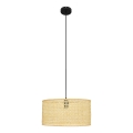 Pakabinamas sietynas ALBA 1xE27/15W/230V d. 40 cm rotango/juoda