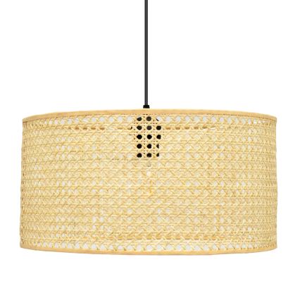 Pakabinamas sietynas ALBA 1xE27/15W/230V d. 40 cm rotango/juoda