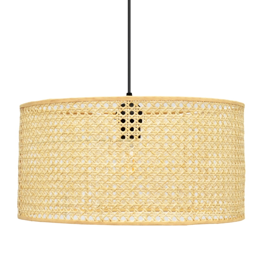 Pakabinamas sietynas ALBA 1xE27/15W/230V d. 40 cm rotango/juoda