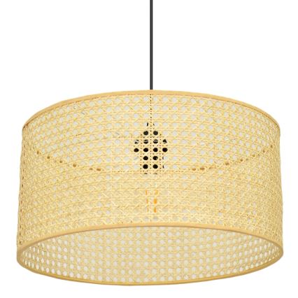 Pakabinamas sietynas ALBA 1xE27/15W/230V d. 40 cm rotango/juoda