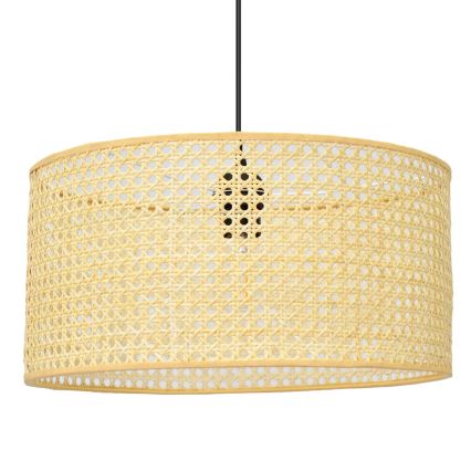 Pakabinamas sietynas ALBA 1xE27/15W/230V d. 40 cm rotango/juoda