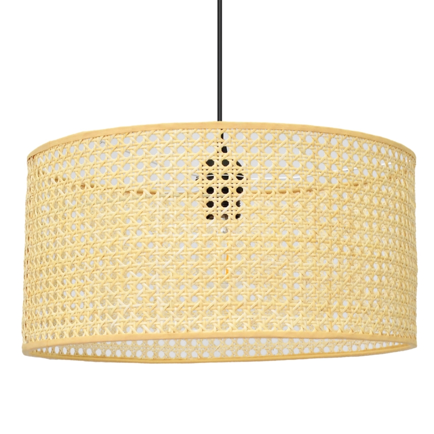 Pakabinamas sietynas ALBA 1xE27/15W/230V d. 40 cm rotango/juoda