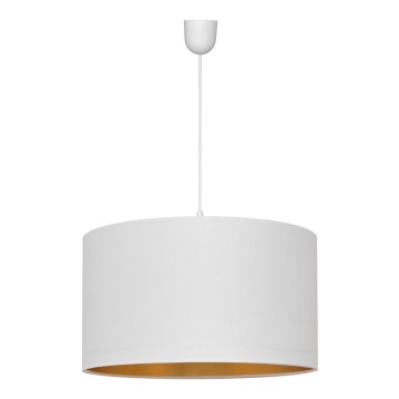 Pakabinamas sietynas ALBA 1xE27/15W/230V d. 45 cm baltas/aukso