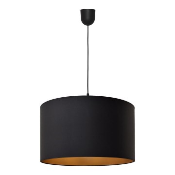 Pakabinamas sietynas ALBA 1xE27/15W/230V d. 45 cm juodas/aukso