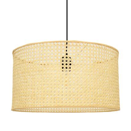Pakabinamas sietynas ALBA 1xE27/15W/230V d. 45 cm rotango/juoda